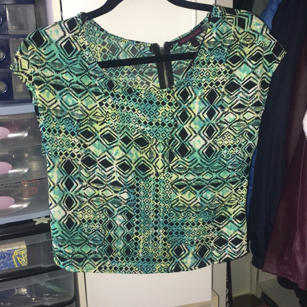 Material girl crop top NWT size small